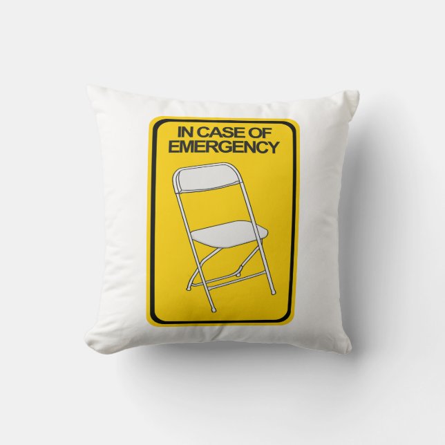Folding Chair In case of Emergency Cushion (Front)