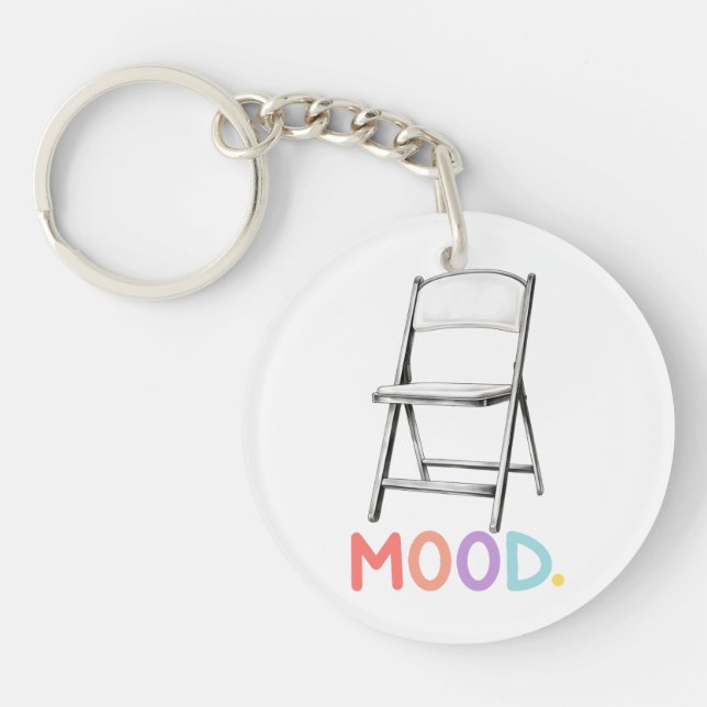 Folding Chair Mood Montgomery Alabama Brawl Key Ring (Front)