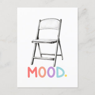Folding Chair Mood Montgomery Alabama Brawl Postcard