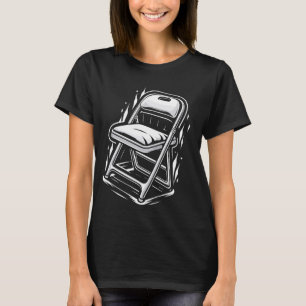 Folding Chair Simple and Bold Furniture T-Shirt