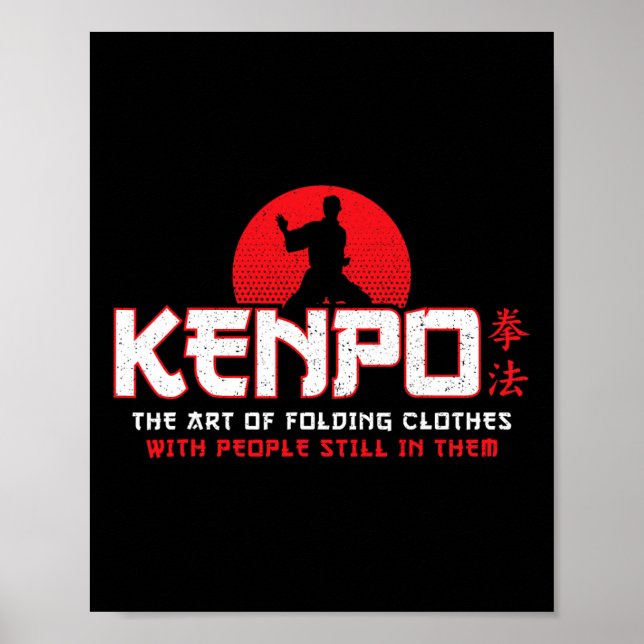 Folding Clothes - American Kenpo Karate - Karateka Poster (Front)