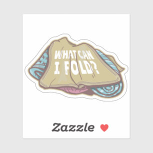 Folding clothes, laundry day