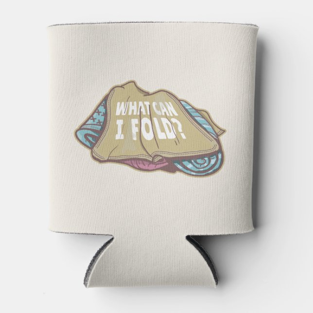 Folding clothes, laundry day can cooler (Front)