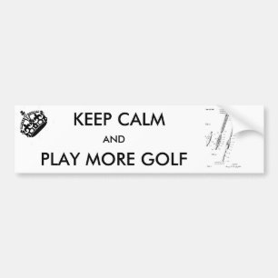 FOLDING GOLF CLUB PATENT - Car bumper sticker