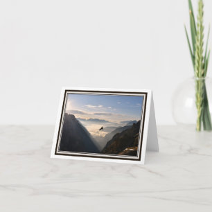 Folding Greeting Card – Italian Alps Sunrise