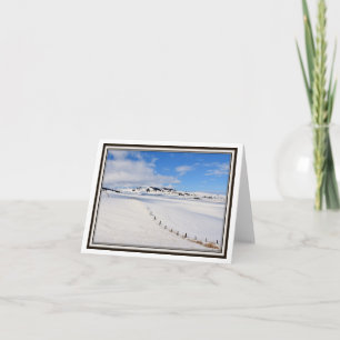 Folding Greeting Card - Prairie Beds, Idaho