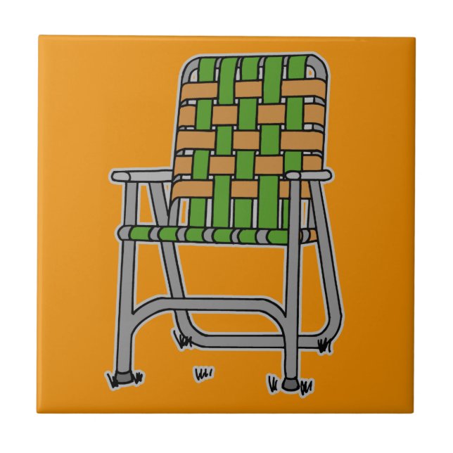 Folding Lawn Chair Tile (Front)
