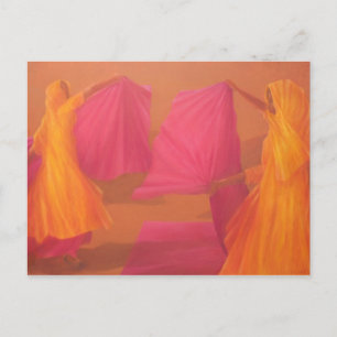 Folding Saris 2010 Postcard