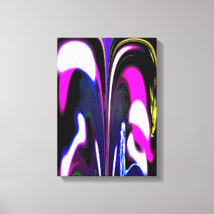 Folding time abstract art canvas print