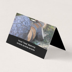 Folding Tree Service Business Cards