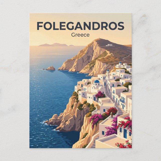 Folegandros Island Greece Postcard (Front)