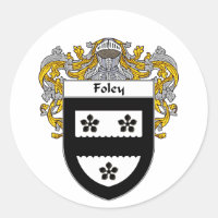 Foley Coat of Arms (Mantled)