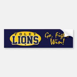 Foley High School; Lions Bumper Sticker