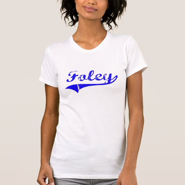 Foley Surname Classic Style T-Shirt (Front)