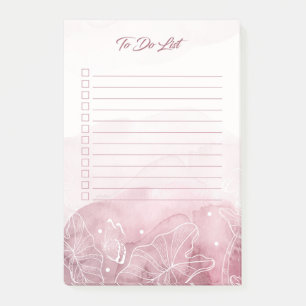 Foliage and Butterfly To Do List Post-it Notes