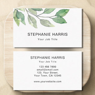 Foliage business card
