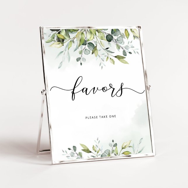 Foliage eucalyptus Favours please take one Poster (Creator Uploaded)