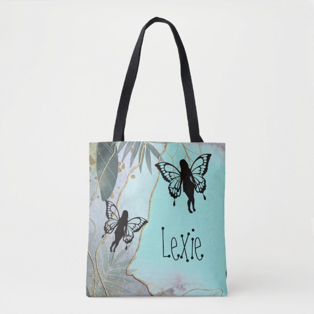 Foliage Fantasy Fairies Tote Bag (Front)
