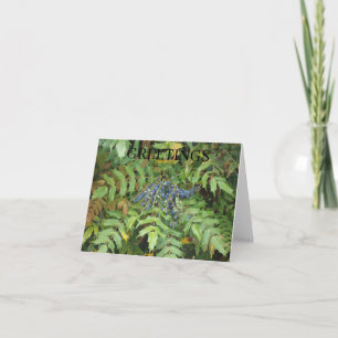 foliage greeting card