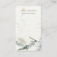 Foliage Handmade Paper Texture Necklace Display