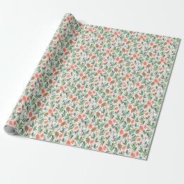 Foliage Holiday Wrap Wrapping Paper
