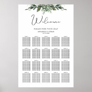 Foliage Leaf Seating Chart
