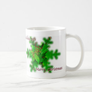 Foliage Merry Christmas Mug