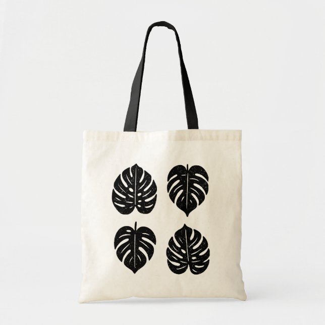 Foliage Monstera Tote Bag (Front)