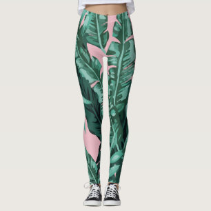 Foliage Of Tropical Plants Leggings