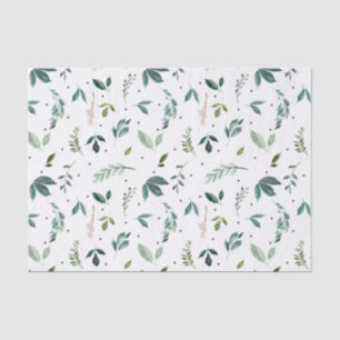 Foliage Pattern Christmas Tissue Paper