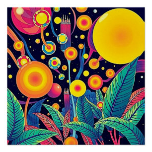 Foliage releasing spores 4 poster