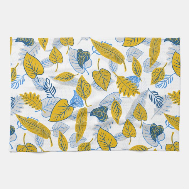 Foliage  tea towel (Horizontal)