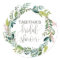 Foliage Wreath Bridal Shower
