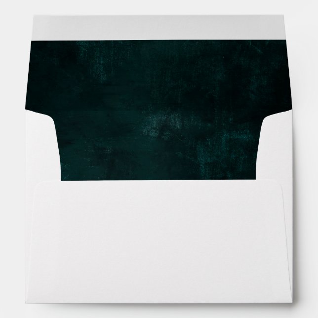 Foliage Wreath with charcoal envelope (Back (Bottom))