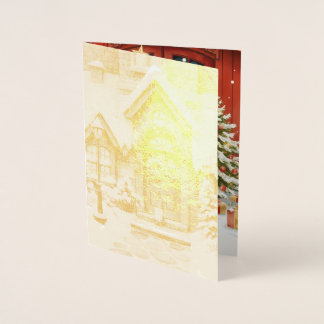 Folied card