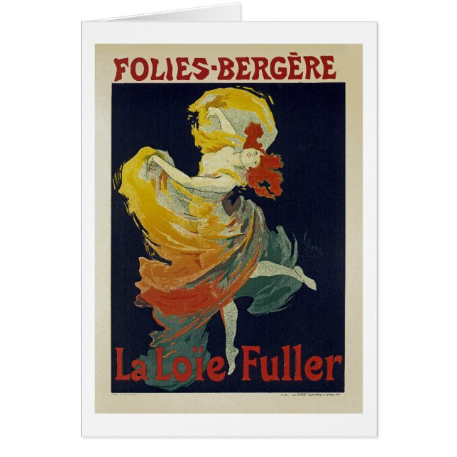 Folies Berger ~ La Loie Fuller (Front)