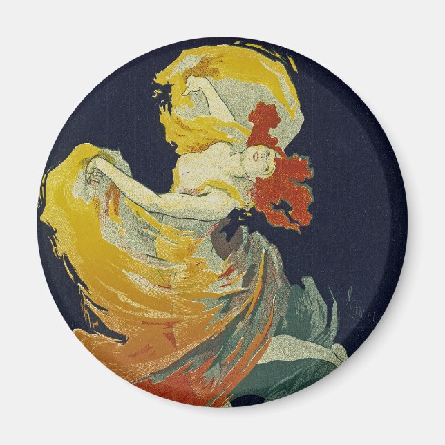 Folies Berger ~ La Loie Fuller Magnet (Front)