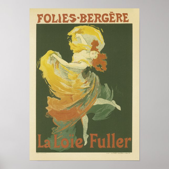 Folies-Bergere, Jules Cheret Poster (Front)