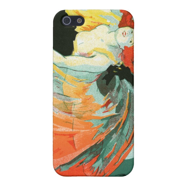 Folies-Bergère La Loie Fuller, Jules Chéret iPhone Case (Back)