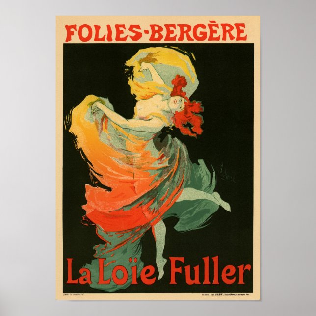 Folies Bergere La Loie Fuller Poster (Front)