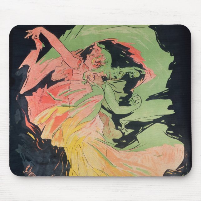 Folies Bergeres: Loie Fuller, France Mouse Mat (Front)