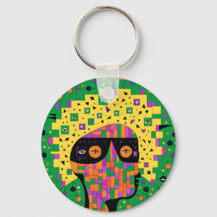 Folk 001 Nancy Key Ring