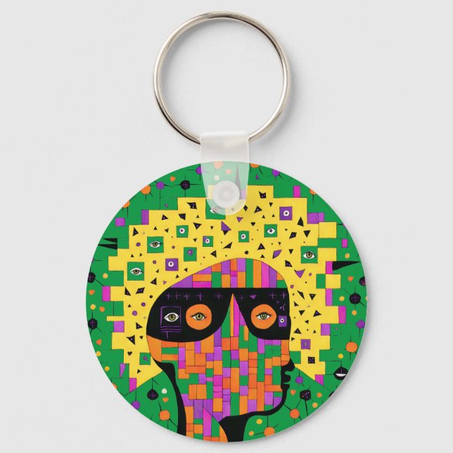 Folk 001 Nancy Key Ring (Front)