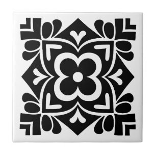 Folk Art Bloom Tile