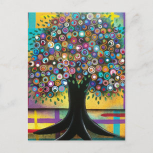 FOLK ART Burnt Desires BY LORI EVERETT postcard