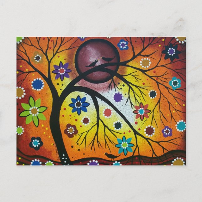 FOLK ART by LORI EVERETT Postcard (Front)