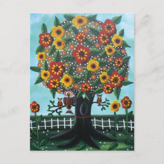 Folk Art BY LORI EVERETT postcard