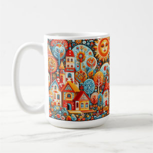 Folk Art Coffee Mug