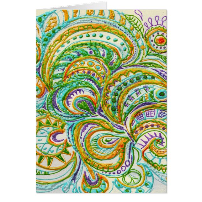 Folk Art Fantasy Pattern (Front)