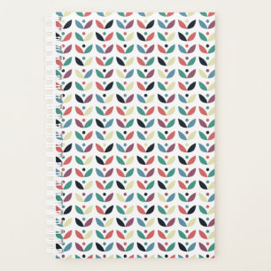 Folk Art Floral Geometric Pattern Planner